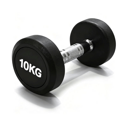 Rubber-Coated Round Head Dumbbell One Pcs