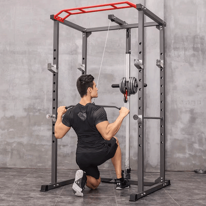 Multi Functional Home Gym Equipment Pull up Bar Smith Machine Power Rack PTF8001