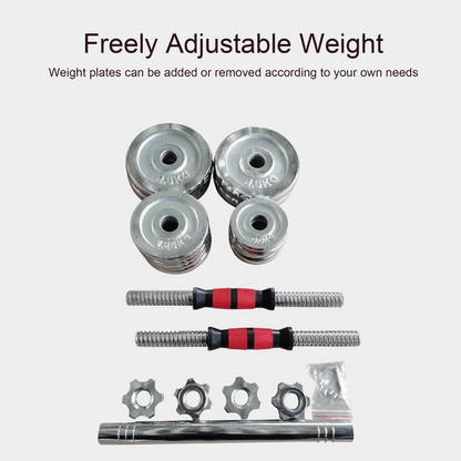Adjustable Weight Dumbbell — Single Bar