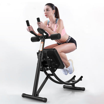 Ab Rollers Muscle Trainer Abdominal Platform Foldable Double-Wheeled BC8069
