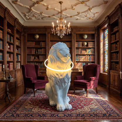 Lion sculpture decoration soft decoration for living rooms, home furnishings welcoming large ornaments