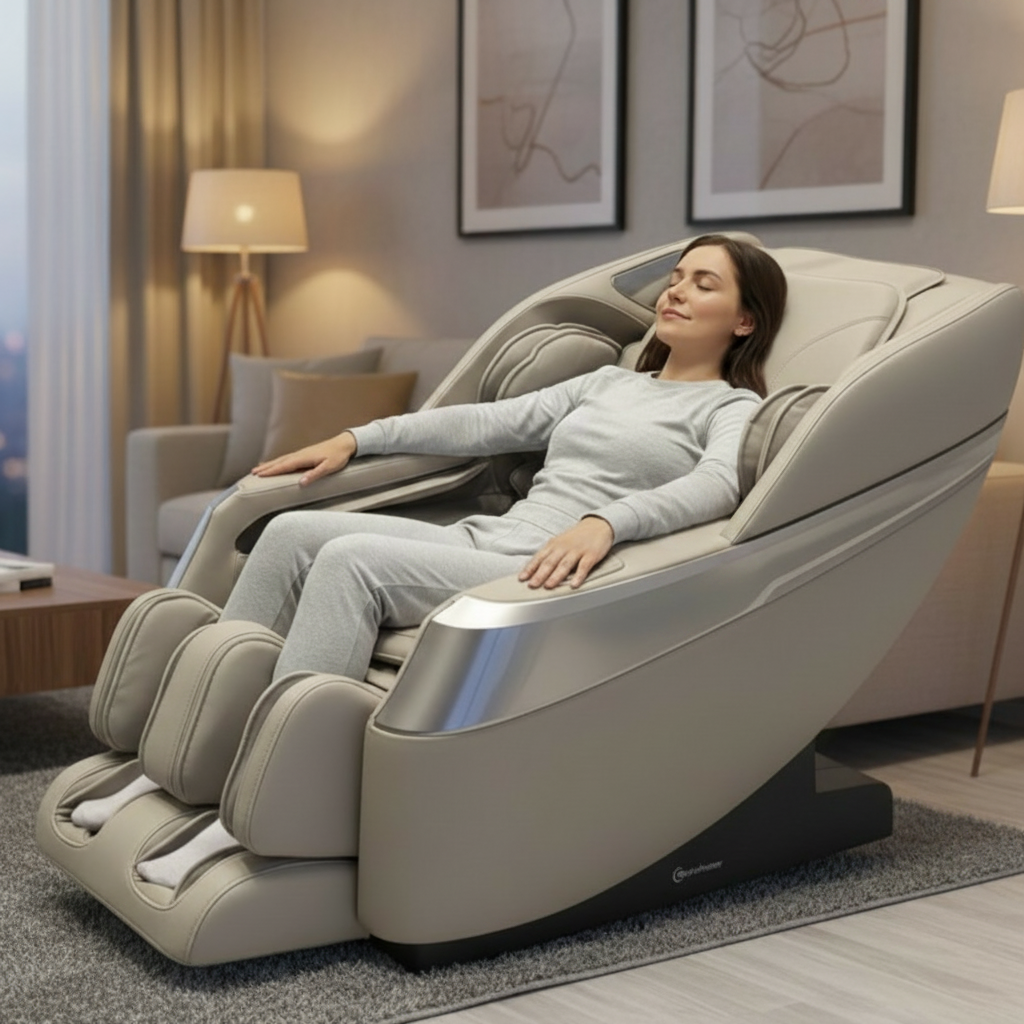 iRest A3502-9 Massage Chair | 18 Auto Programs | 4D Massage | Voice Control | UAE