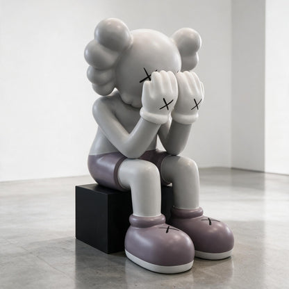 XX Bear Street Art Sculpture | Statement Decor