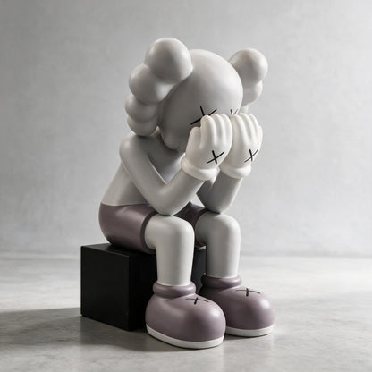 XX Bear Street Art Sculpture | Statement Decor