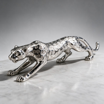 Large Money Leopard Figurine Entrance Living Room TV Cabinet Bar Cabinet Decorations Opening Gifts Office Desktop Display