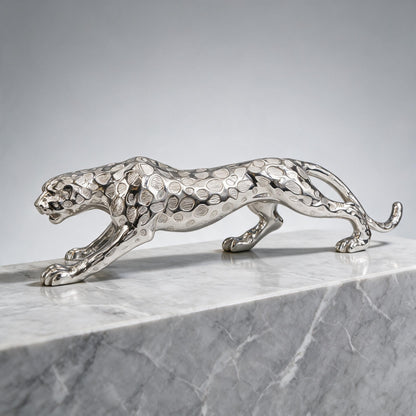 Large Money Leopard Figurine Entrance Living Room TV Cabinet Bar Cabinet Decorations Opening Gifts Office Desktop Display