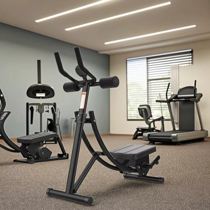Ab Rollers Muscle Trainer Abdominal Platform Foldable Double-Wheeled BC8069