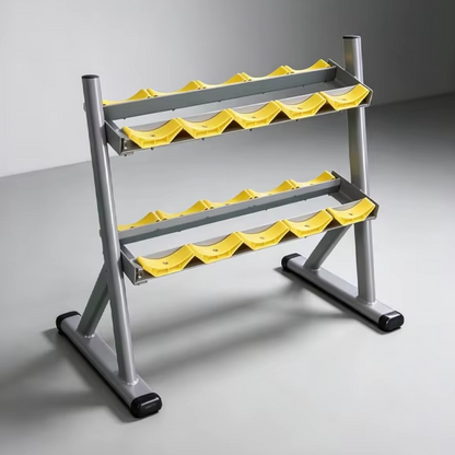 Two Tier Dumbbell Rack Stand 10 Pcs Storage Holder DBR8030