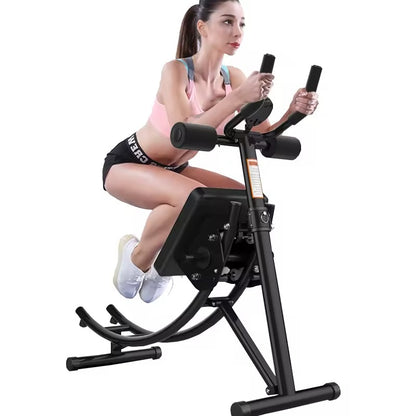 Ab Rollers Muscle Trainer Abdominal Platform Foldable Double-Wheeled BC8069
